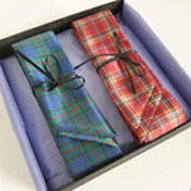 Tartan Handfasting Ties, Ribbons in ANY Tartan, Bridal Satin