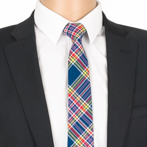 Tie, Skinny Necktie, 7th Cavalry Tartan