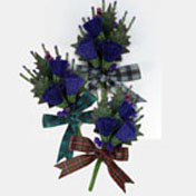 Corsages, Tartan Buttonholes, Pack of 10 in ANY Tartan