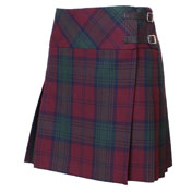 Skirt, Ladies Billie Kilt, Washable, Lindsay Tartan