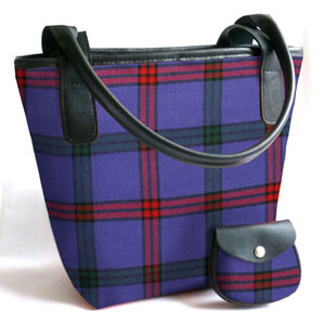 Handbag, Purse, Iona Bucket Bag, Montgomery Tartan