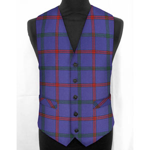 Waistcoat, Vest, Wool, Montgomery Tartan
