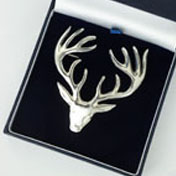 Brooch, Stag