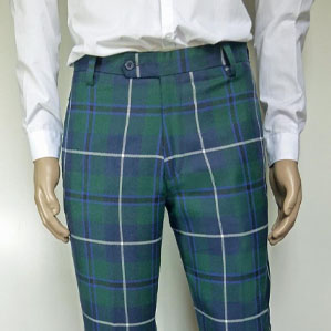 Trousers, Mens Tartan Trousers in 8 Stock Tartans