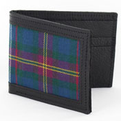 Tartan Wallet, Scottish Leather, Patel Tartan