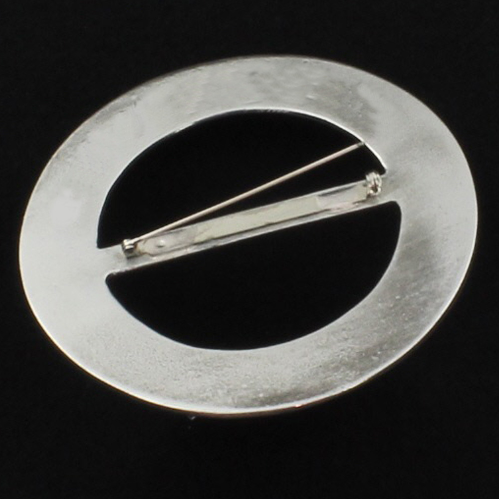 Extra Large Scarf Ring - Celtic Interlace Design (back)