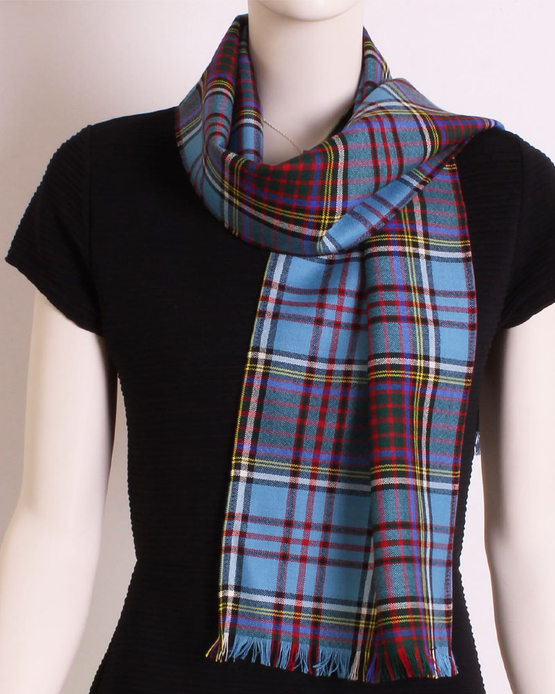 House of Tartan: Scarf, Wool, PLAIN weave, Anderson Tartan Anderson tartan