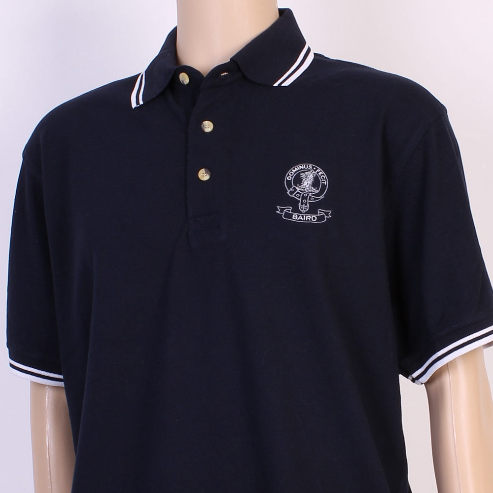 Polo Shirt, Club Contrast, Clan Crested in Your Clan