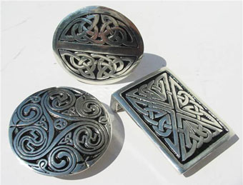 Buckle, Snap Belt Buckles, in Pewter (Buckle Only)