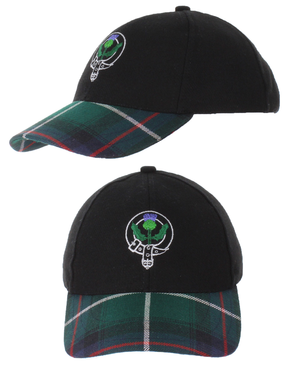 MacDonald Lord of the Isles Tartan with Thistle Embroidery