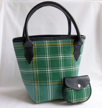 Handbag, Purse, Mini Iona Bucket Bag, Currie Tartan