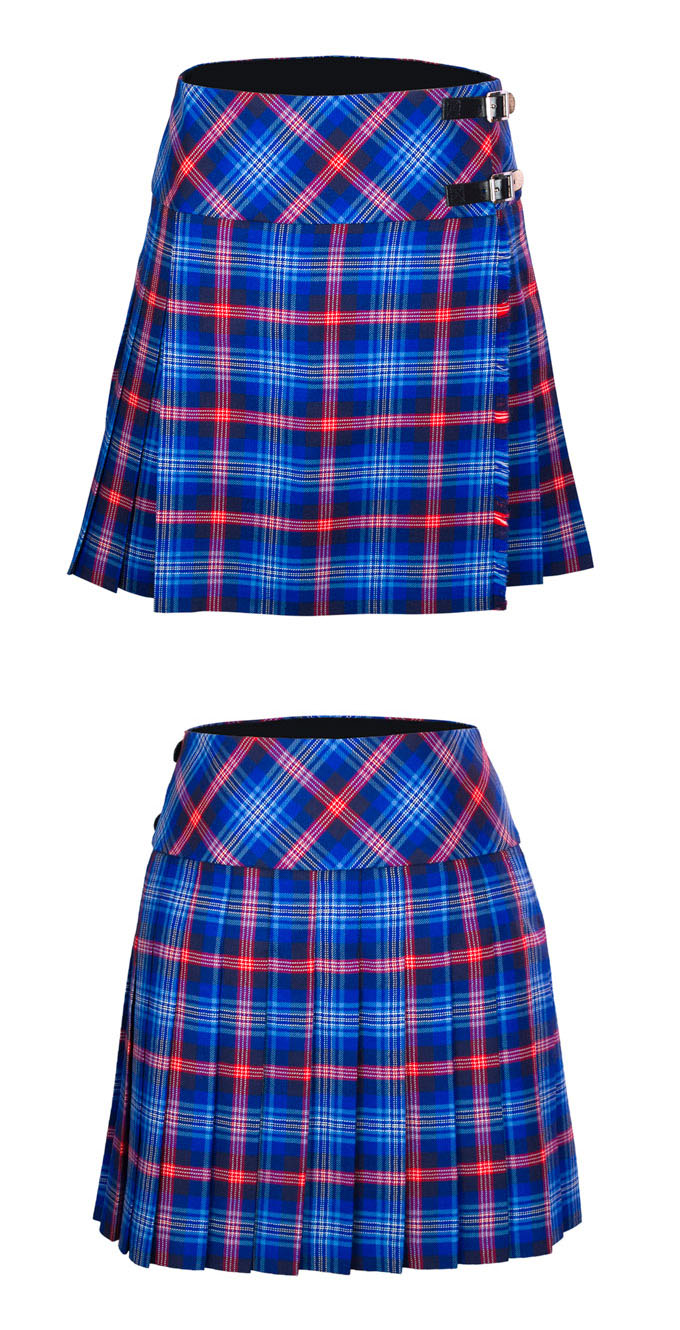 Skirt, Ladies Billie Kilt, Wool, DAR Tartan