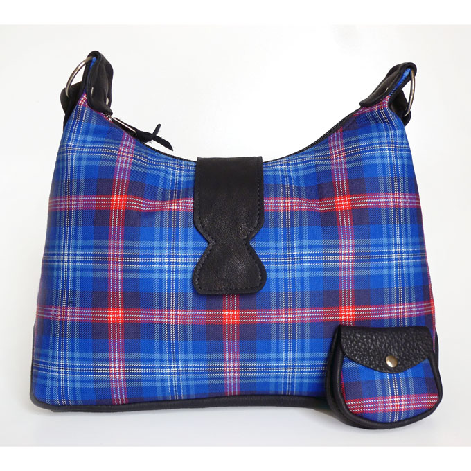 tartan shoulder bag