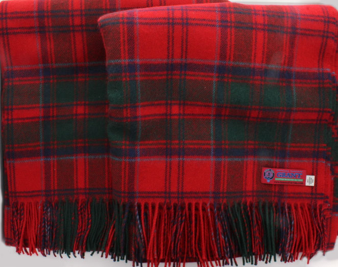 Grant Modern - Lambswool rug, blanket