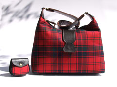 Handbag, Purse. Islay Shoulder Bag (In Your Tartan)