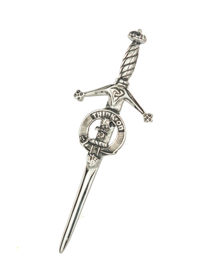 clan crest kilt pin