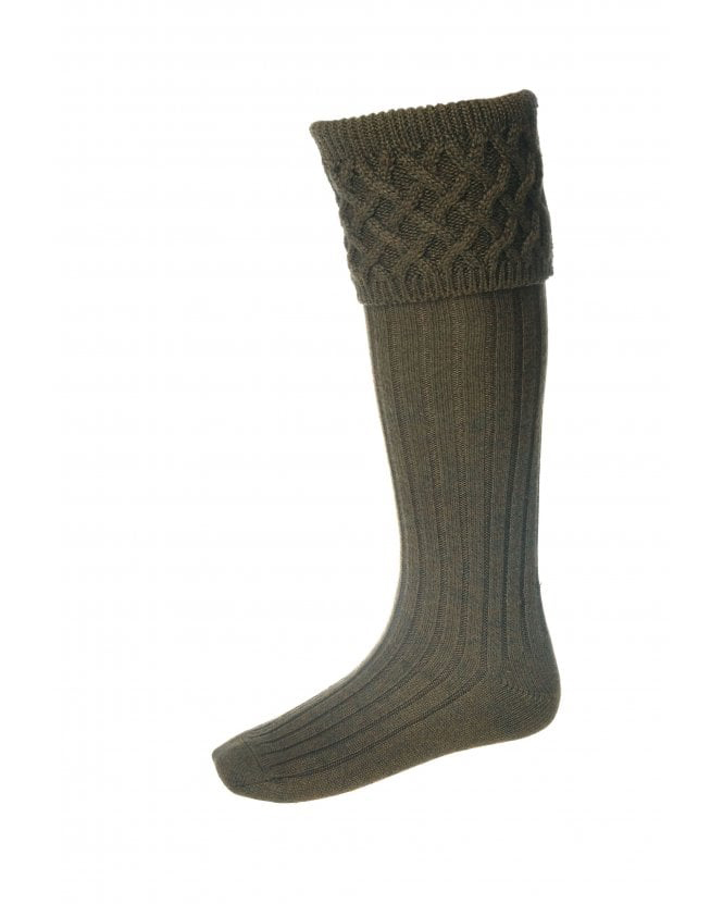 Merino Wool hose in Bracken