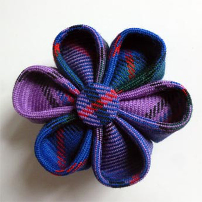 Rosette Brooches, Hand Made, Stock Tartans