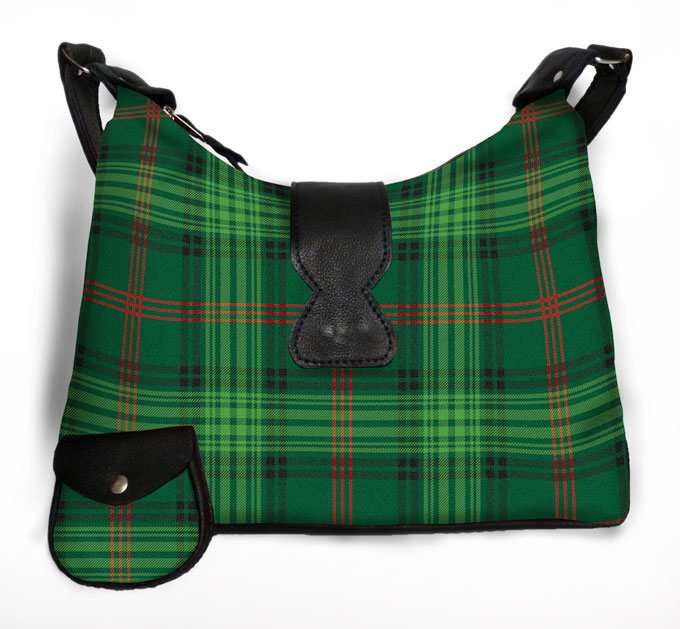 tartan shoulder bag