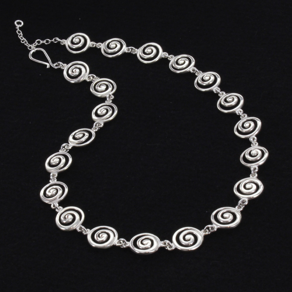 Silver Celtic Spiral